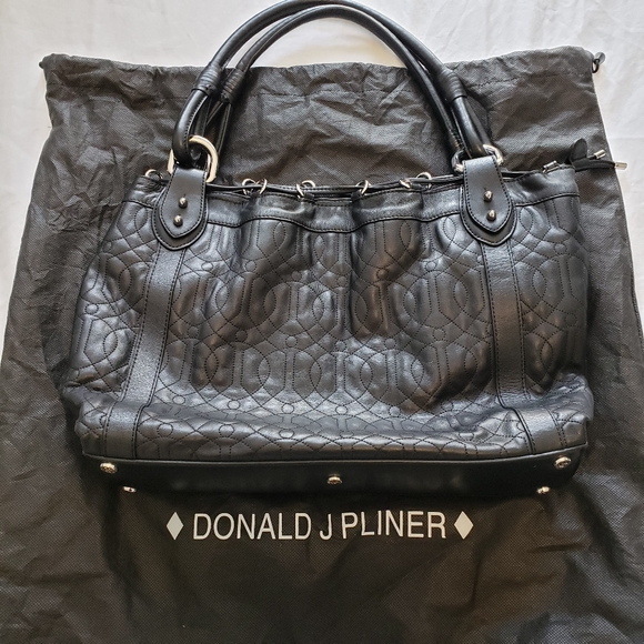 Donald J Pliner Leather Shoulder Bag - Picture 13 of 13